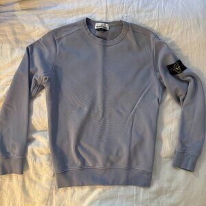 Stone Island Logo Patch Crewneck Sweatshirt, Size Small (Men's), Purple